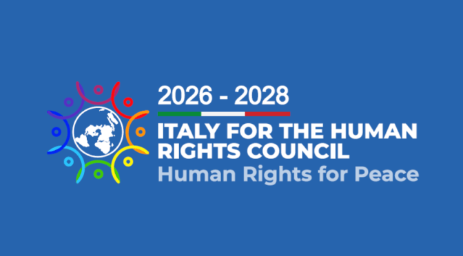 L’Italia si candida al Consiglio per i Diritti Umani 2026-2028