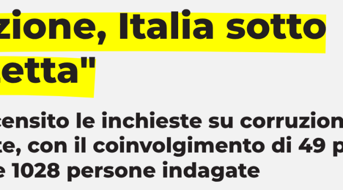 Italia “sotto mazzetta”: quando la corruzione divora i diritti